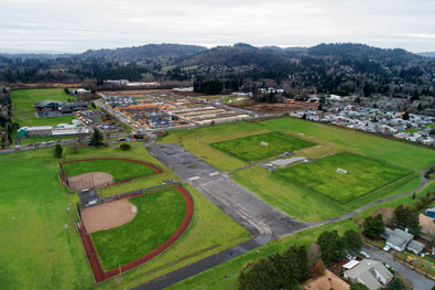 An early photo of Gradin Community Sports Park under phase one construction. The City of Gresham finally has funding to finish developing the sports park.